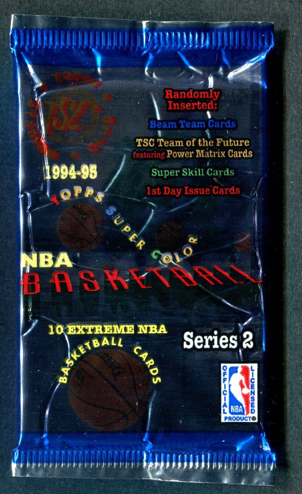 1994/95 Topps Stadium Club Basketball Unopened Series 2 Pack (10)