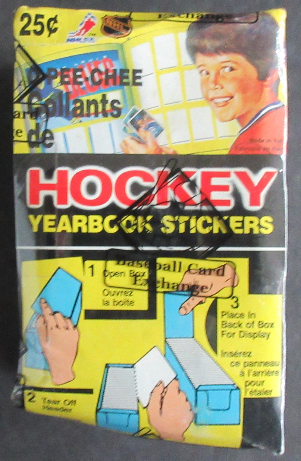 1984/85 OPC O-Pee-Chee Hockey Unopened Stickers Box (BBCE) (Read)