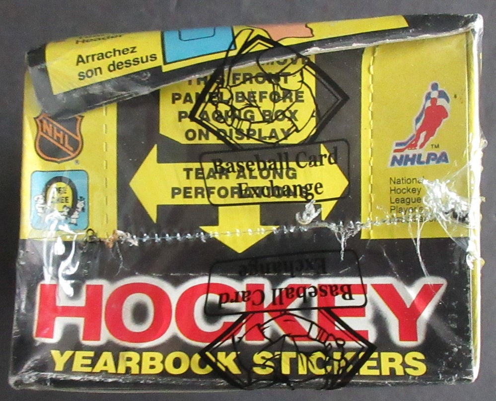 1984/85 OPC O-Pee-Chee Hockey Unopened Stickers Box (BBCE) (Read)