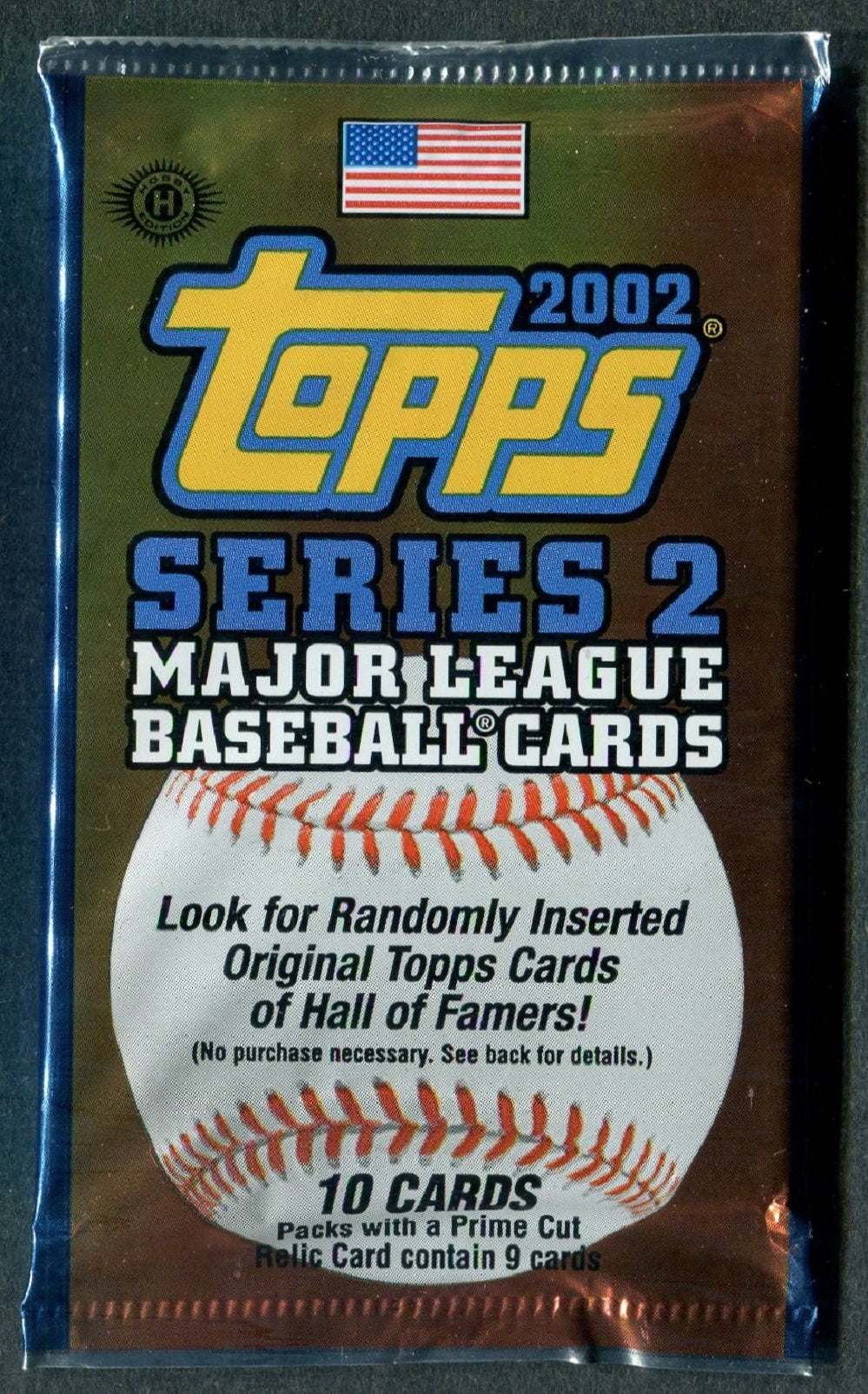 2002 Topps Baseball Unopened Series 2 Pack (Hobby) (10)