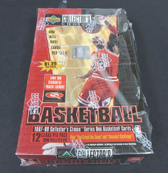 1997/98 Upper Deck Collector's Choice Basketball Series 1 Box (Retail) (36/12)