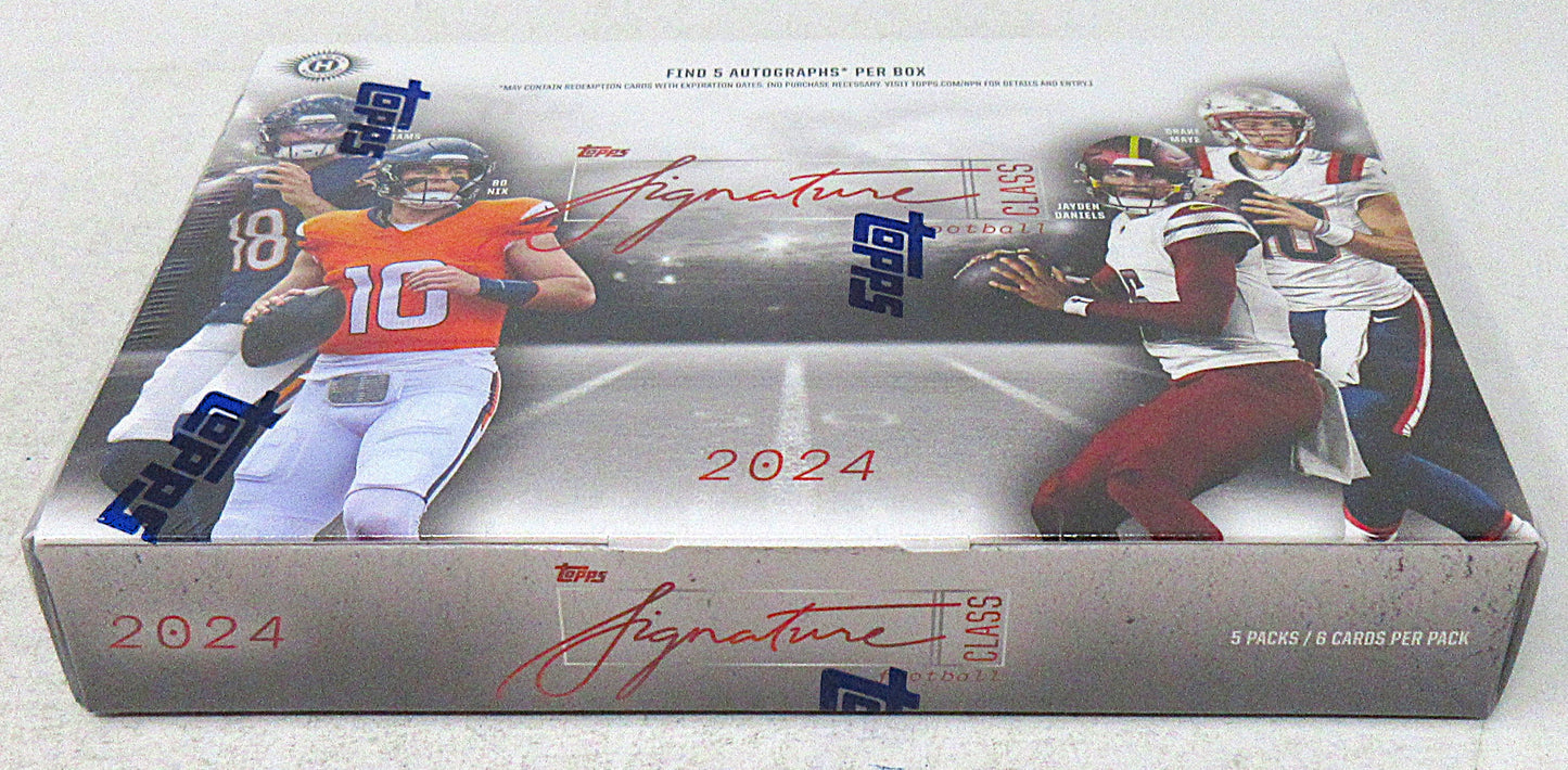 2024 Topps Signature Class Football Box (Hobby) (5/6)