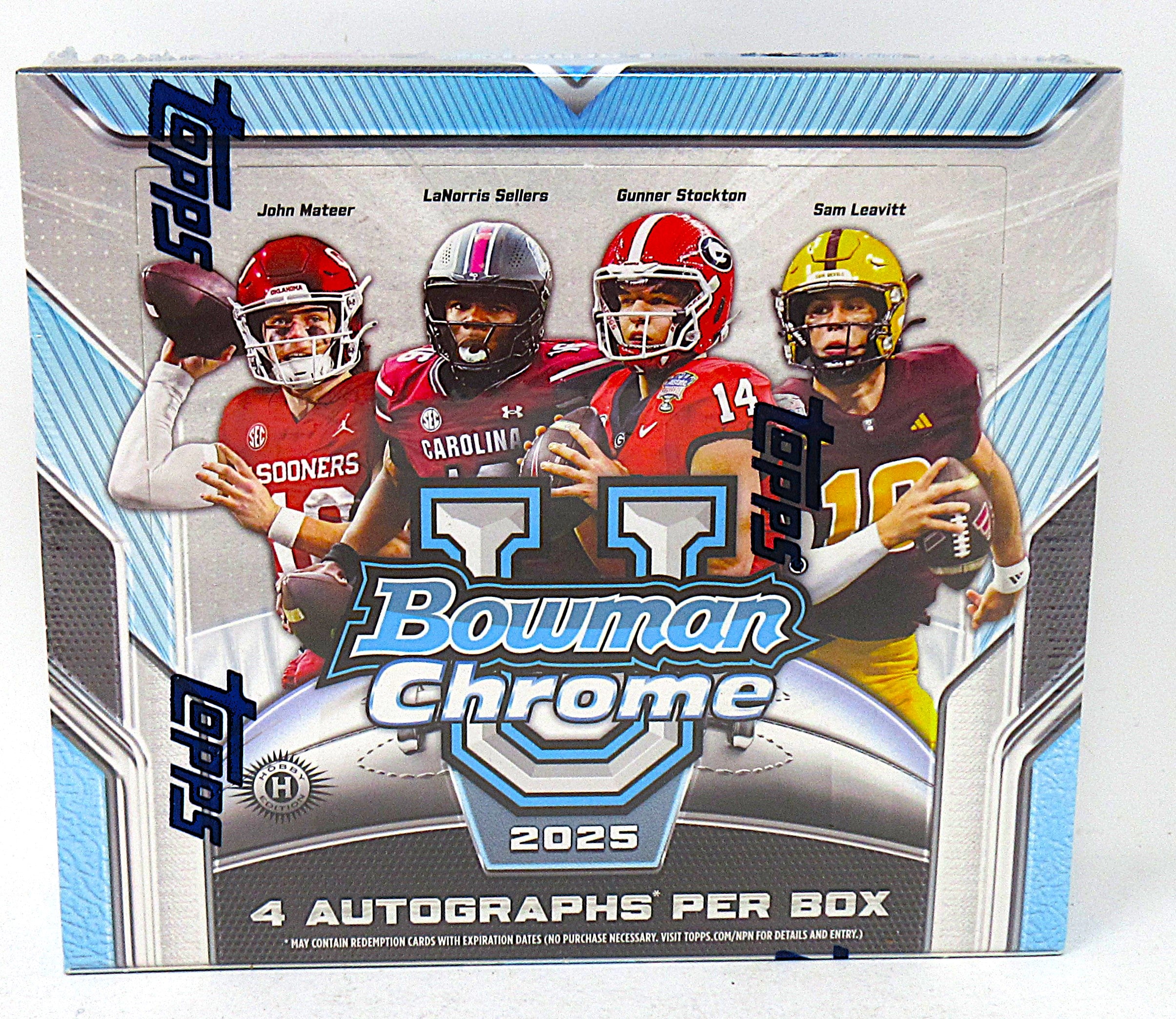 2025 Bowman Chrome University Football Jumbo Box (Hobby) (12/8)