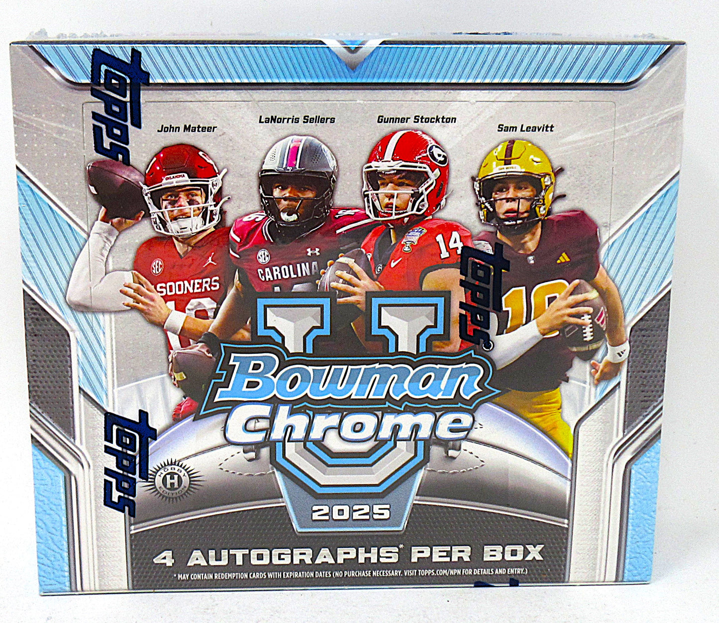 2025 Bowman Chrome University Football Jumbo Box (Hobby) (12/8)