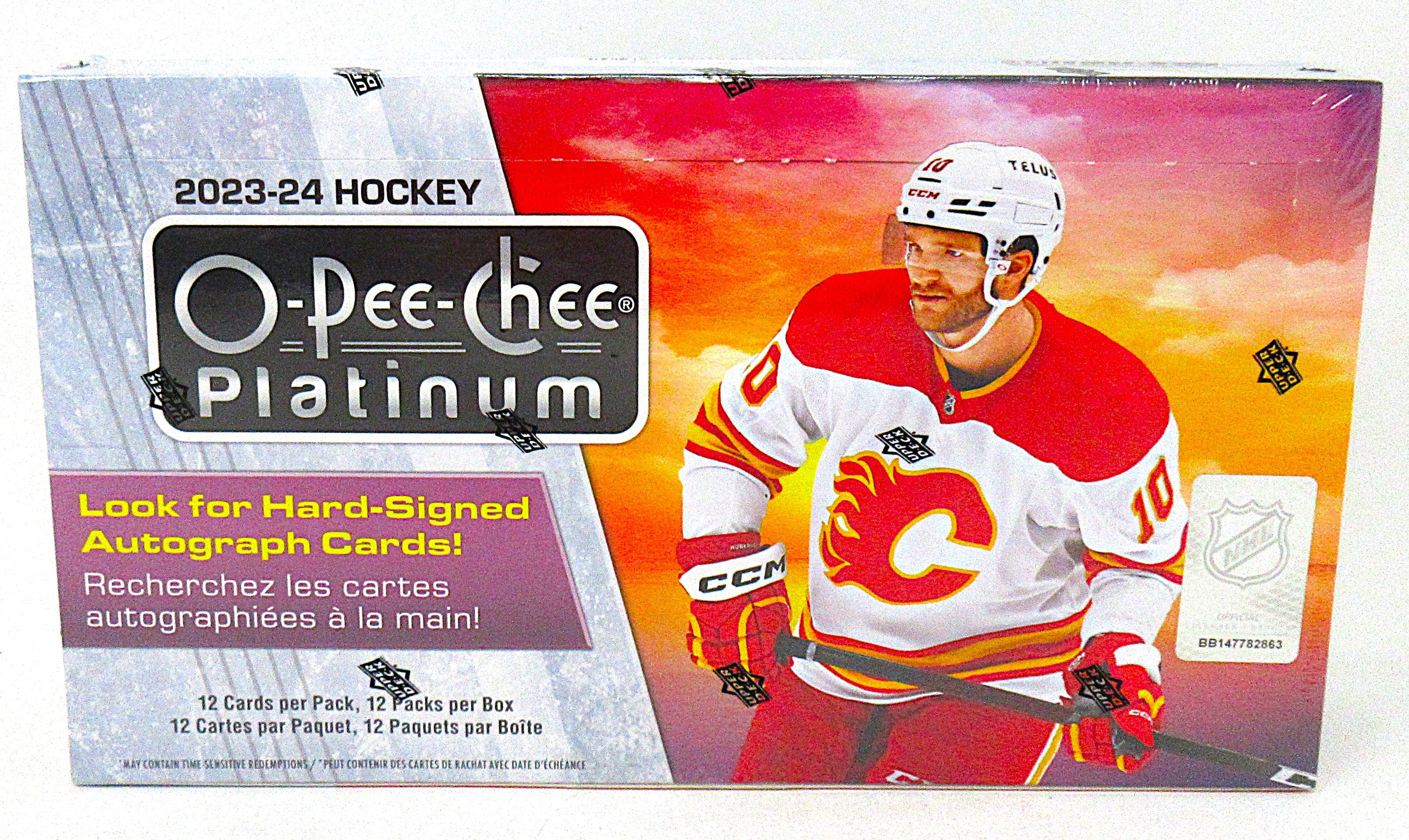 2023/24 Upper Deck OPC O-Pee-Chee Platinum Hockey Box (Hobby) (12/12)