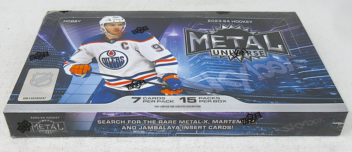2023/24 Upper Deck Skybox Metal Universe Hockey Box (Hobby) (15/7)