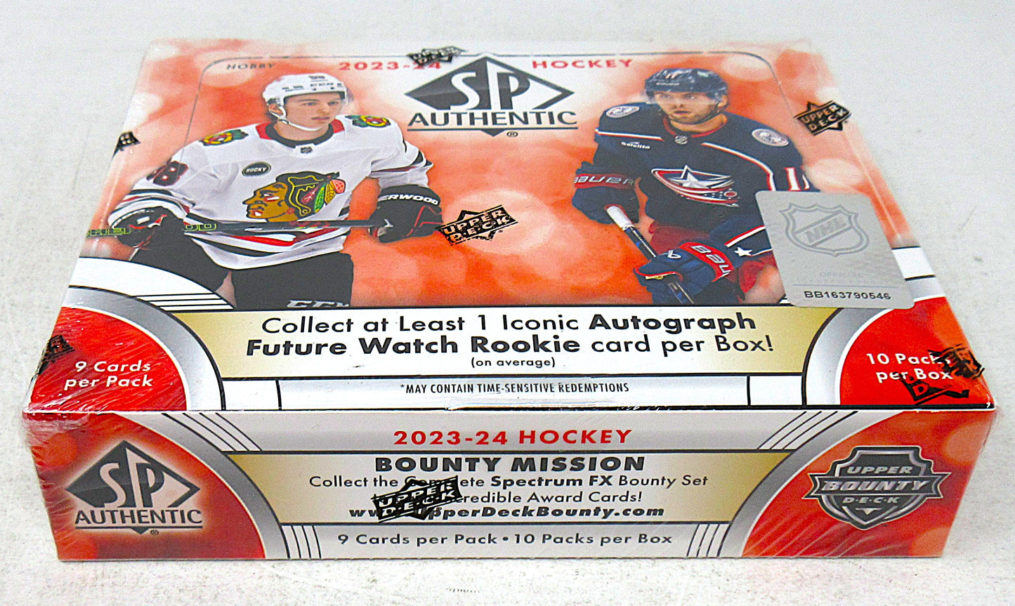 2023/24 Upper Deck SP Authentic Hockey Box (Hobby) (10/9)