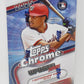 2025 Topps Chrome Baseball Update Series Box (Hobby) (20/4)