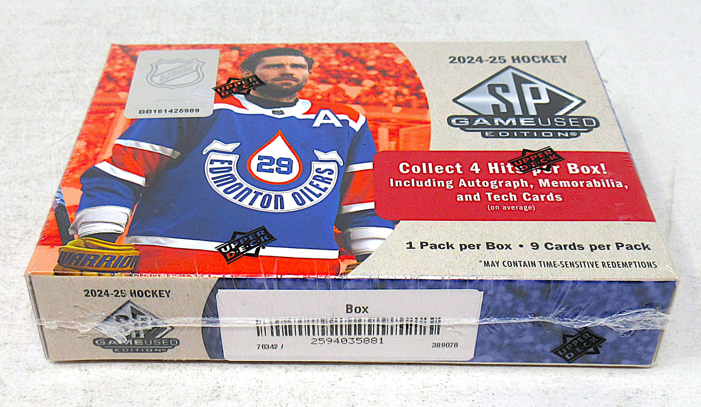 2024/25 Upper Deck SP Game Used Edition Hockey Box (Hobby ) (1/9)