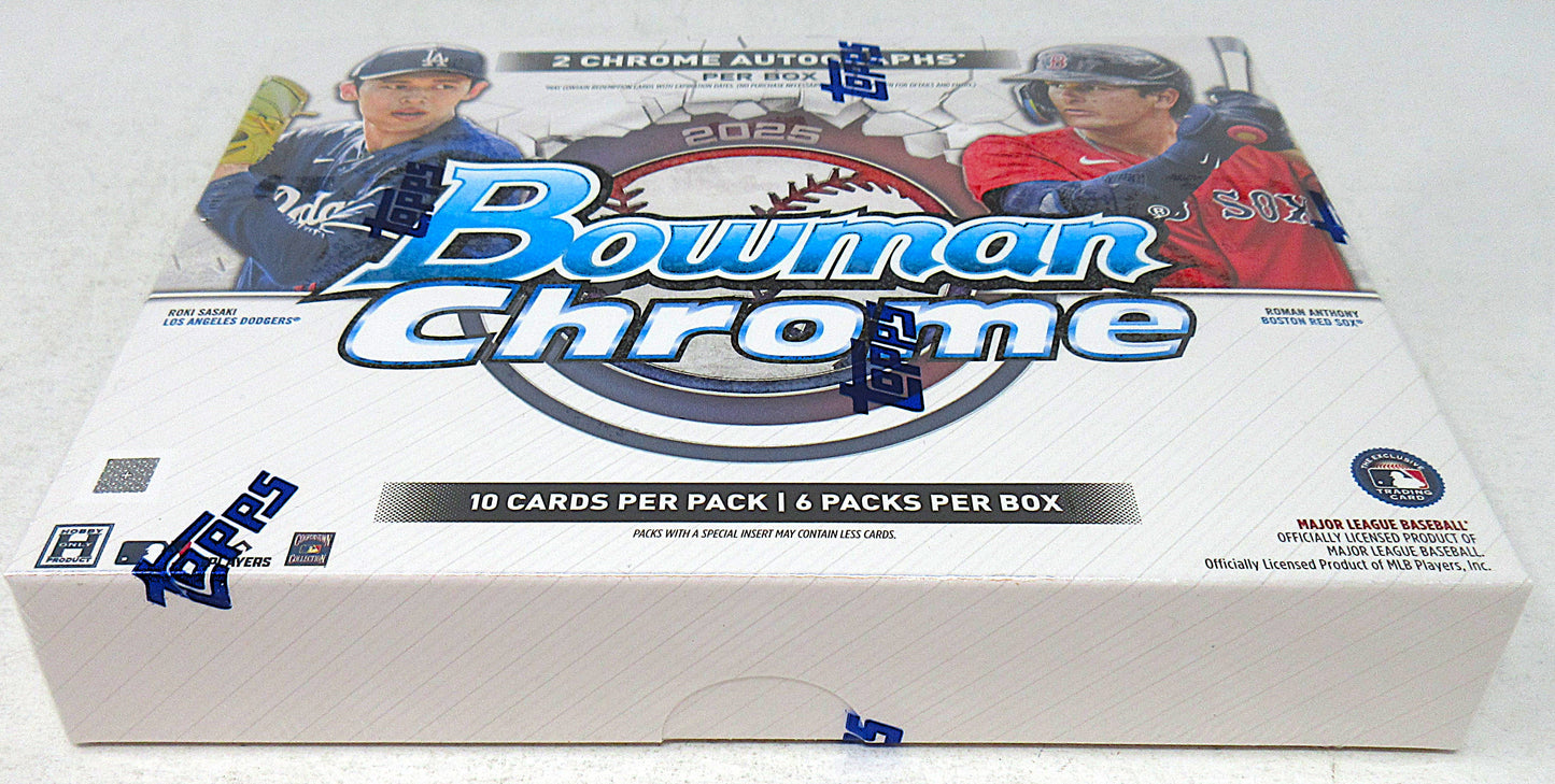 2025 Bowman Chrome Baseball Box (Hobby) (6/10)