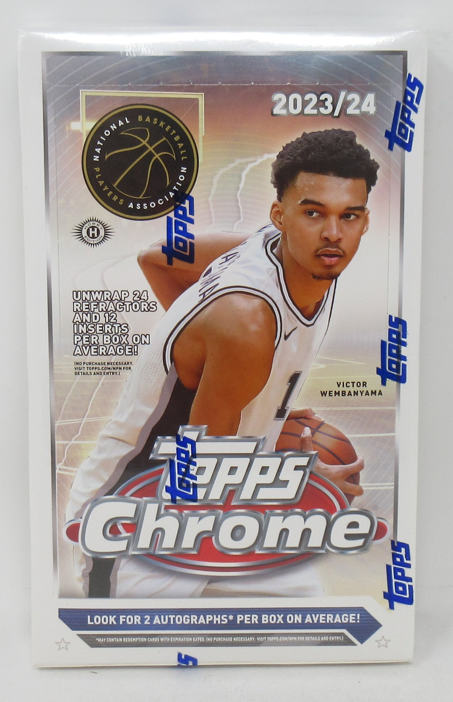 2023/24 Topps Chrome Basketball Box (Hobby) (12/8)