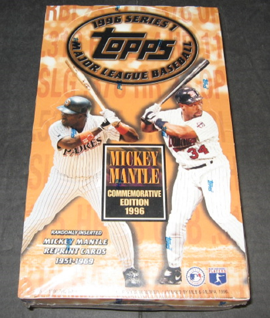 1996 Topps Baseball Series 1 Box (Retail)