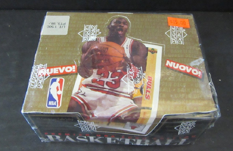 1991/92 Upper Deck Basketball Box (Euro Edition) (30/10)