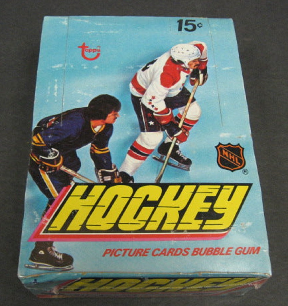 1977/78 Topps Hockey Unopened Wax Box (BBCE)