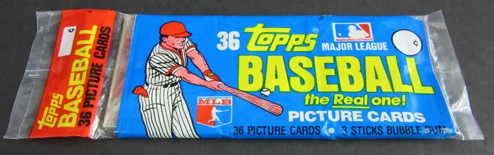 1981 Topps Baseball Unopened Grocery Rack Pack