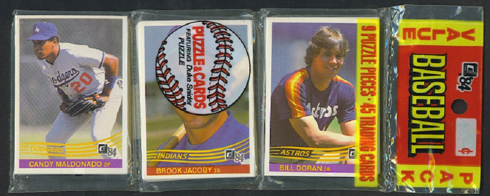 1984 Donruss Baseball Unopened Rack Pack