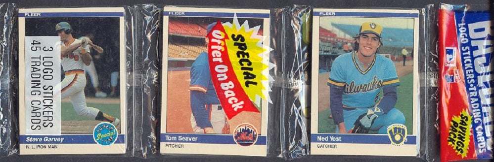 1984 Fleer Baseball Unopened Rack Pack (3 Cello)