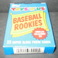 1987 Topps Baseball Toys R Us Rookies Factory Set (33)