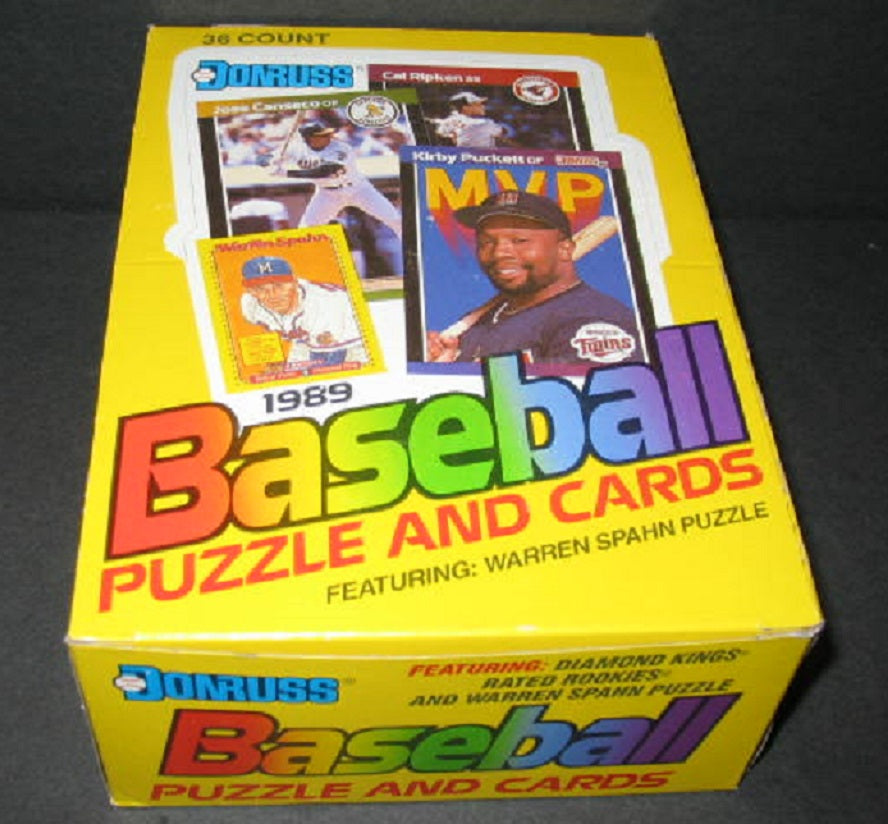 1989 Donruss Baseball Unopened Wax Box