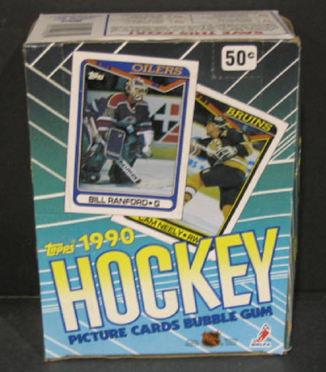 1990/91 Topps Hockey Unopened Wax Box