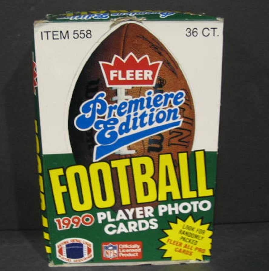 1990 Fleer Football Box