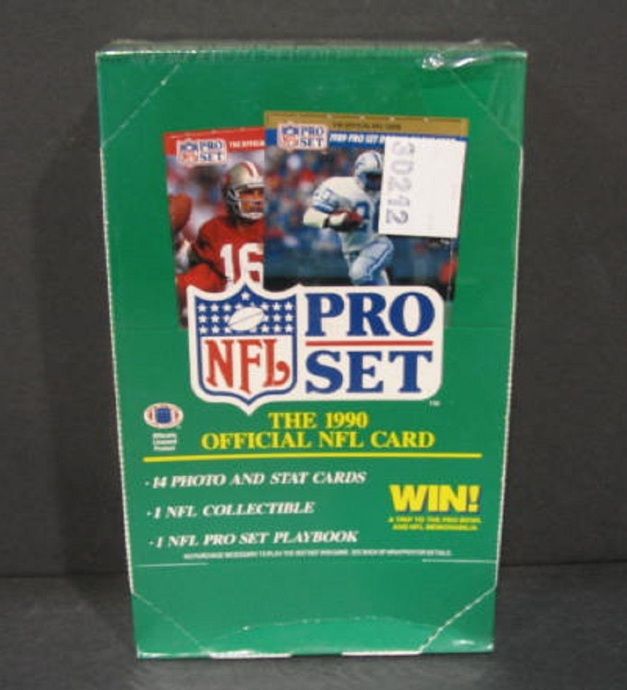 1990 Pro Set Football Series 1 Box