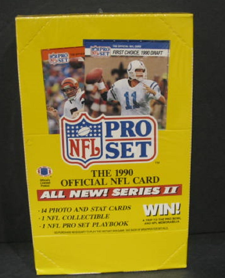 1990 Pro Set Football Series 2 Box