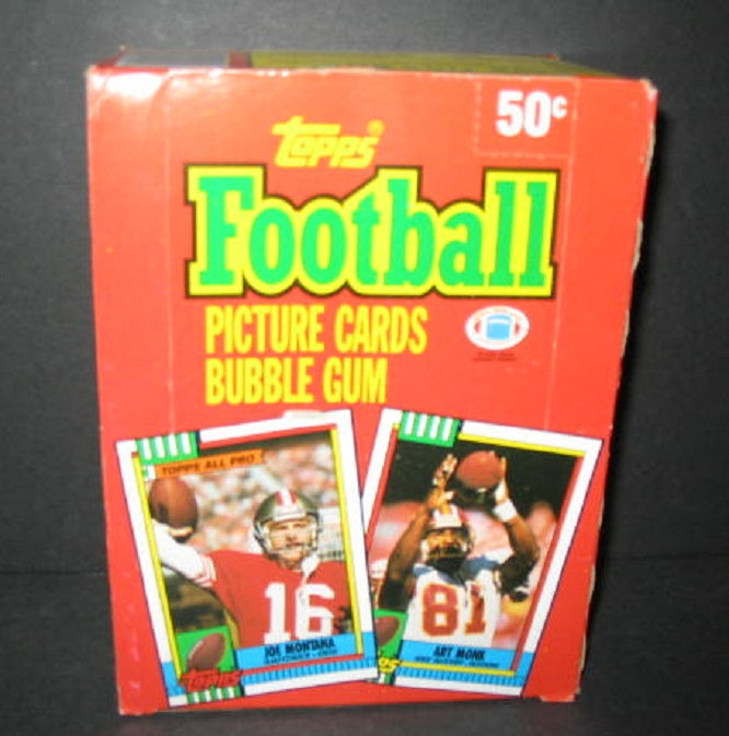 1990 Topps Football Unopened Wax Box
