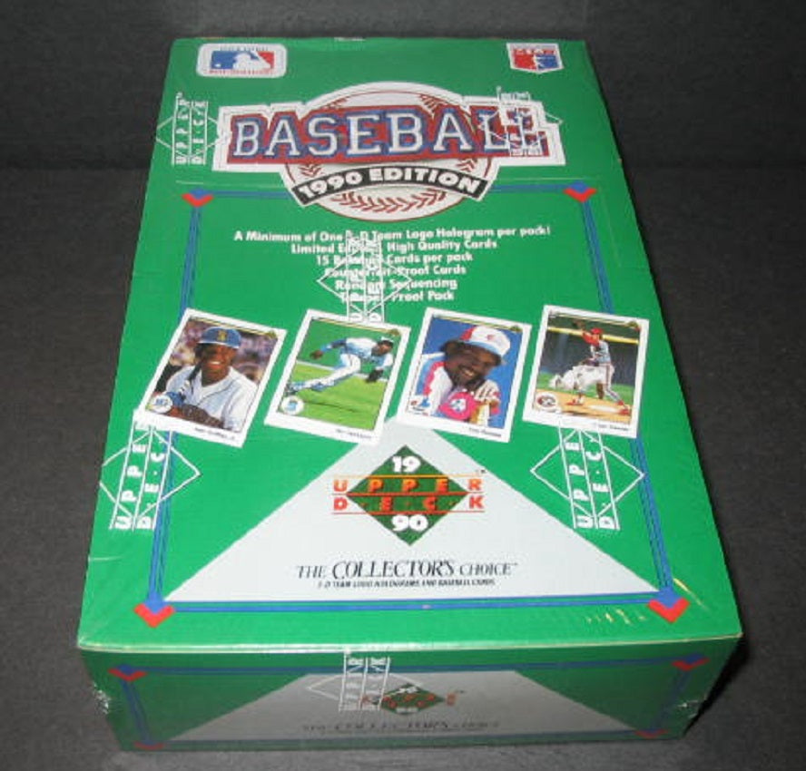 1990 Upper Deck Baseball Low Series Box