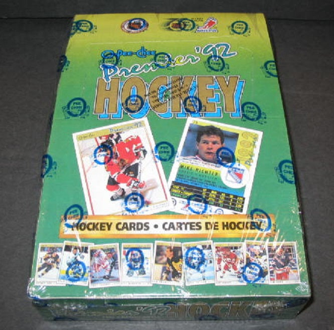 1991/92 OPC O-Pee-Chee Premier Hockey Box