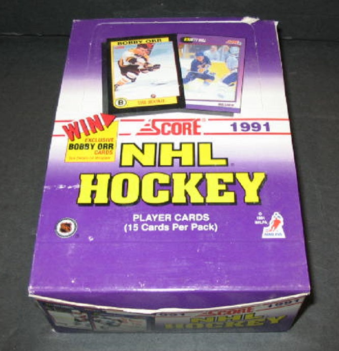 1991/92 Score Hockey Box (US) (Purple)