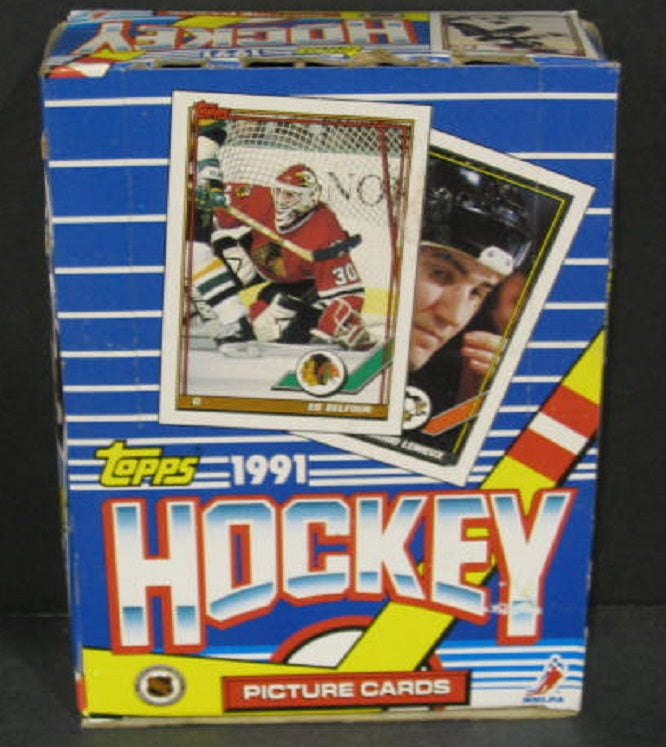 1991/92 Topps Hockey Box