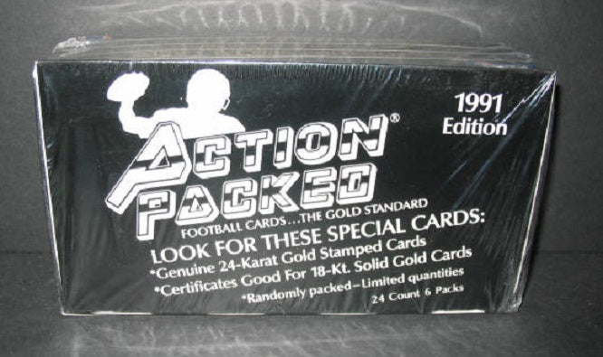 1991 Action Packed Football Box
