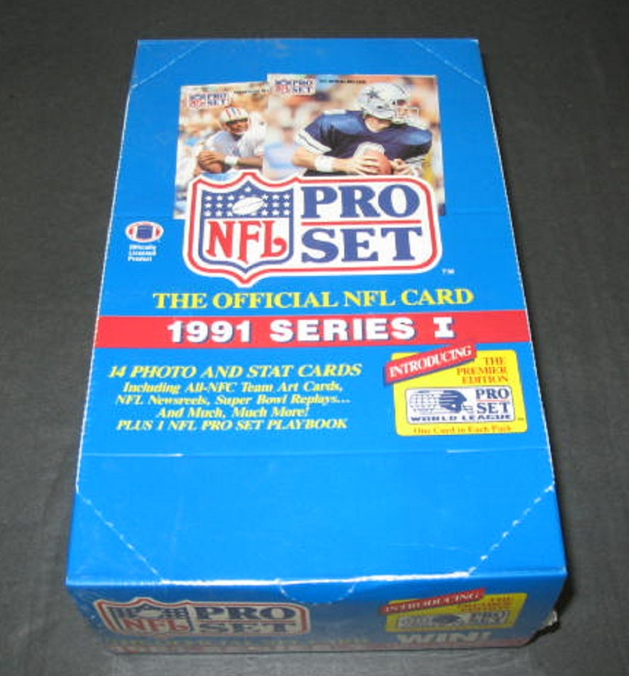 1991 Pro Set Football Series 1 Box