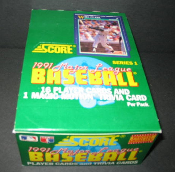 1991 Score Baseball Series 1 Box