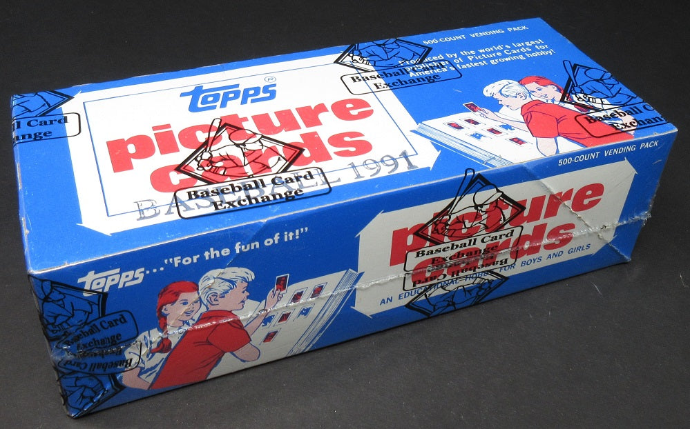 1991 Topps Baseball Unopened Vending Box (FASC)