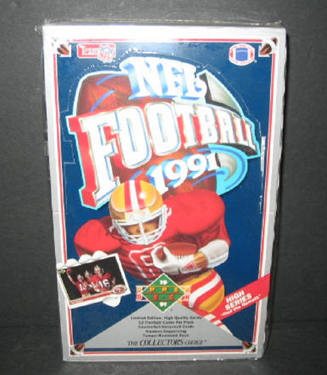1991 Upper Deck Football High Series Box