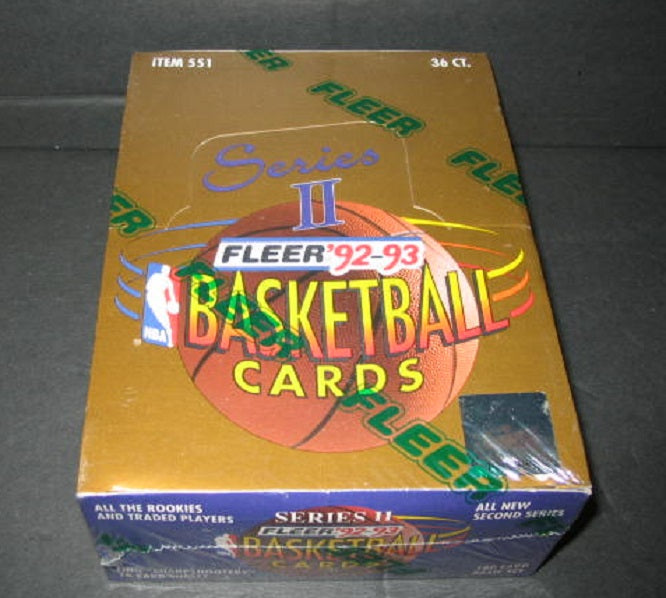 1992/93 Fleer Basketball Series 2 Box (36/15)