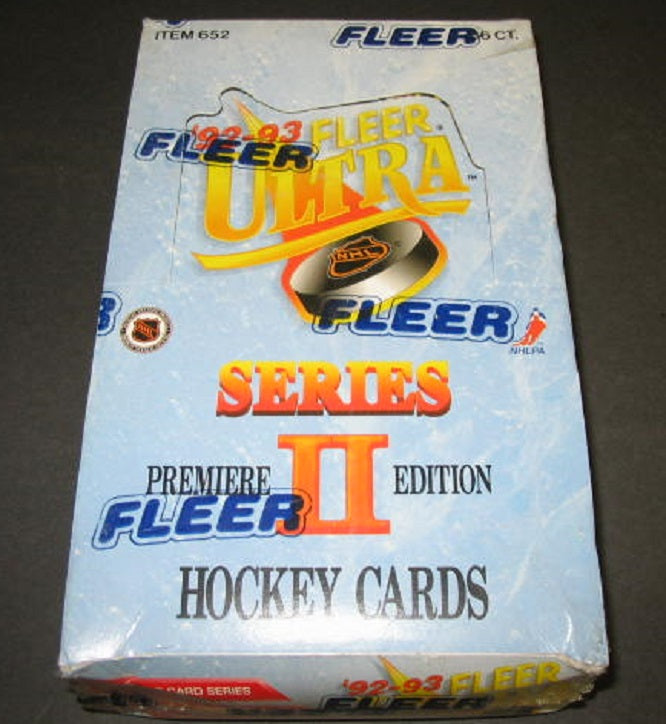 1992/93 Fleer Ultra Hockey Series 2 Box