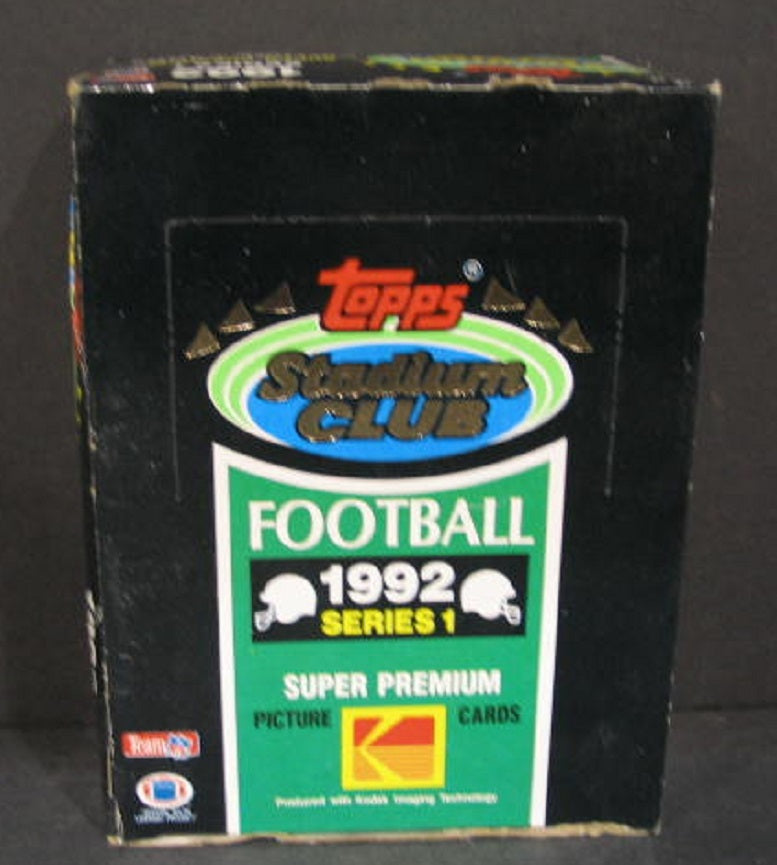 1992 Topps Stadium Club Football Series 1 Box