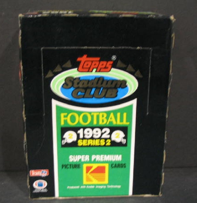 1992 Topps Stadium Club Football Series 2 Box