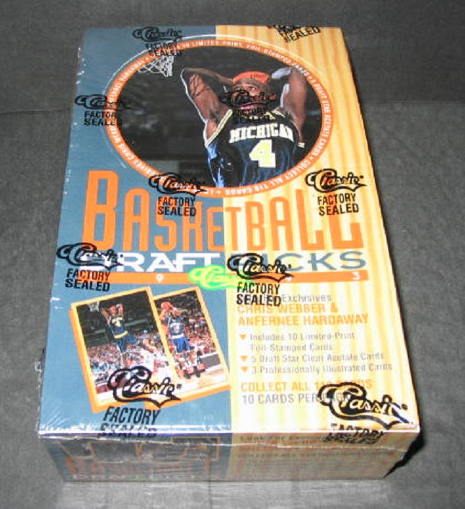 1993/94 Classic Draft Picks Basketball Box