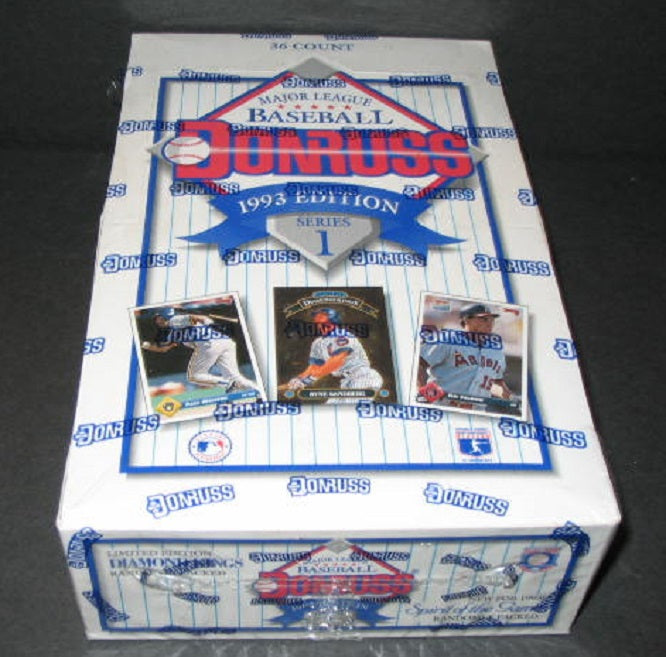 1993 Donruss Baseball Series 1 Box (36/14)
