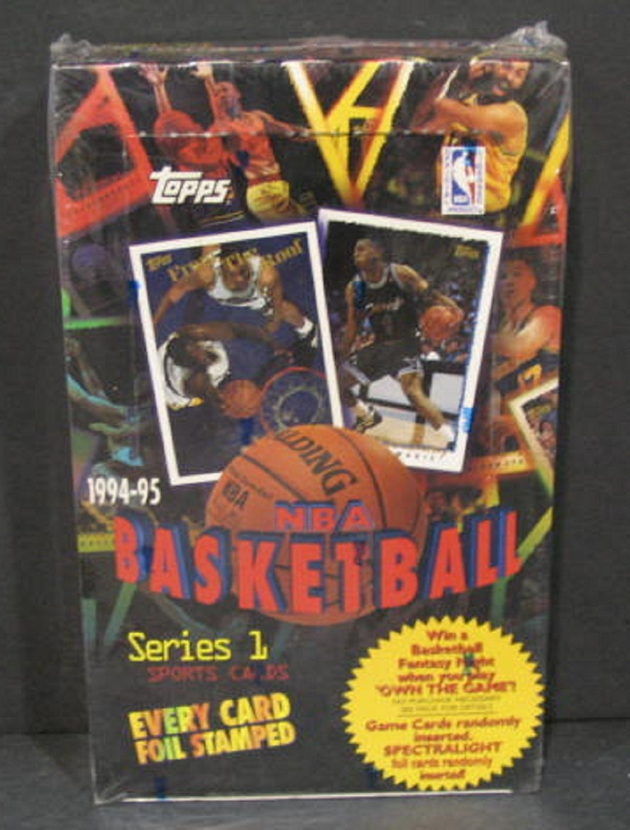 1994/95 Topps Basketball Series 1 Box