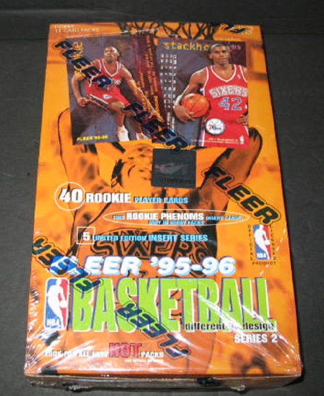 1995/96 Fleer Basketball Series 2 Box (Hobby)
