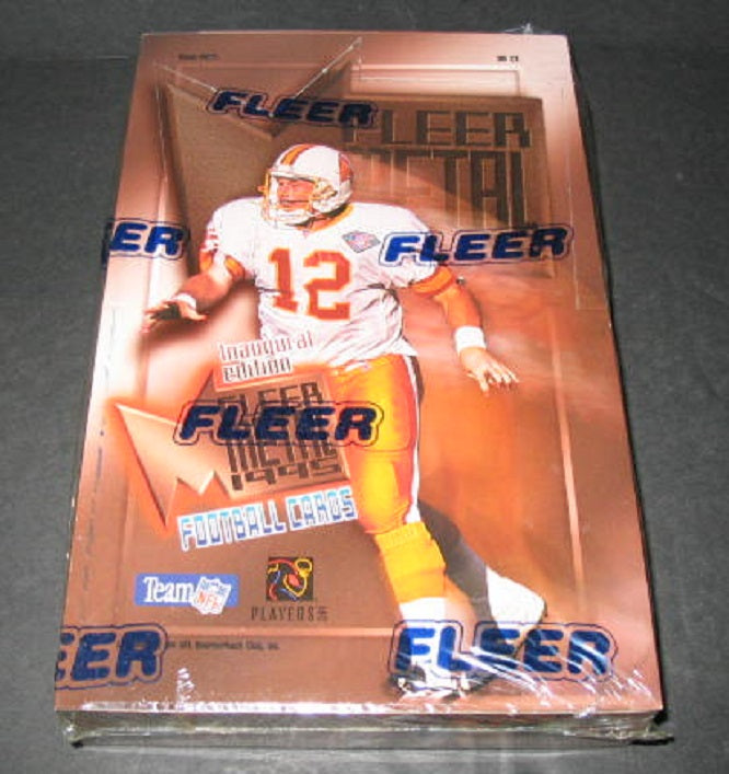 1995 Fleer Metal Football Box (36/8)