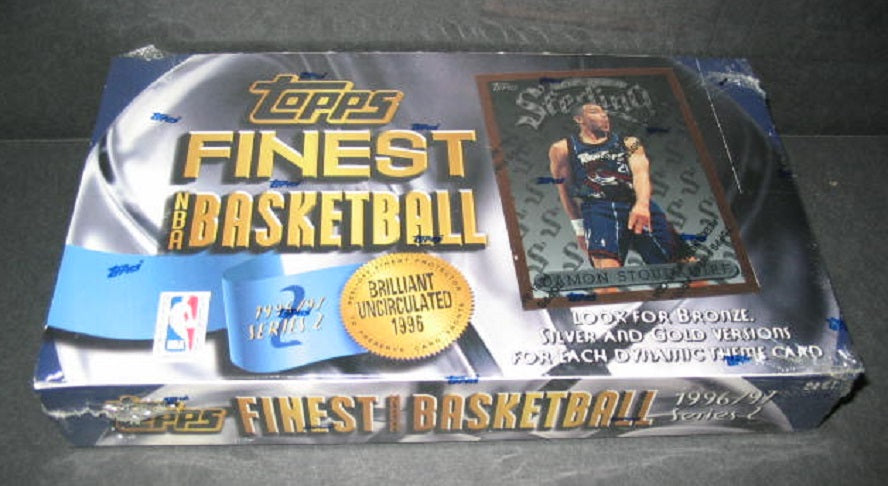 1996/97 Topps Finest Basketball Series 2 Box (Hobby) (24/6)