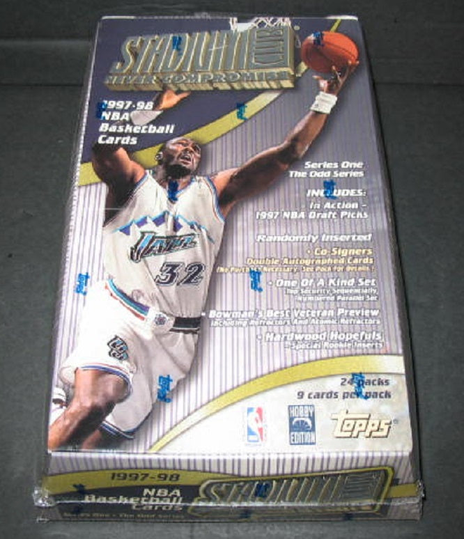 1997/98 Topps Stadium Club Basketball Series 1 Box (Hobby)