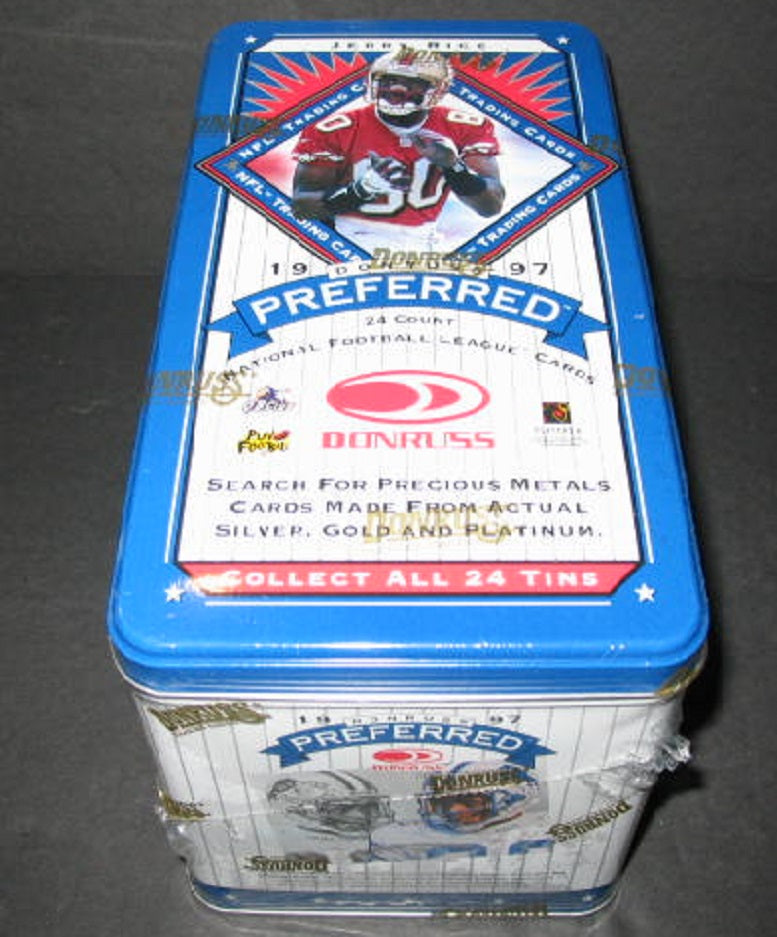 1997 Donruss Preferred Football Box (Tin)