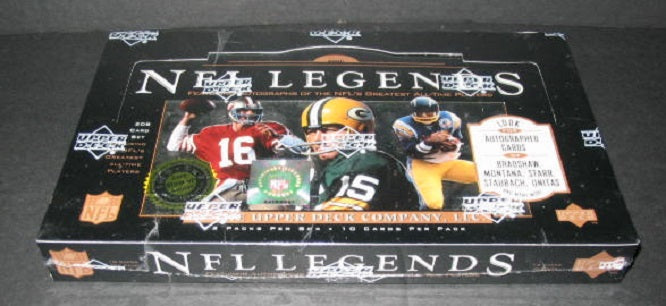 1997 Upper Deck NFL Legends Football Box (Hobby) (20/10)